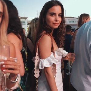 reformation coral dress